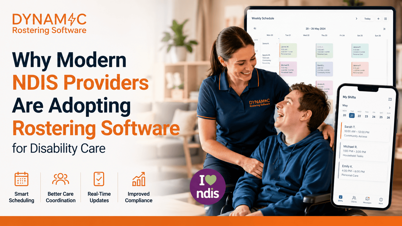 Why Modern NDIS Providers Are Adopting Rostering Software for Disability Care